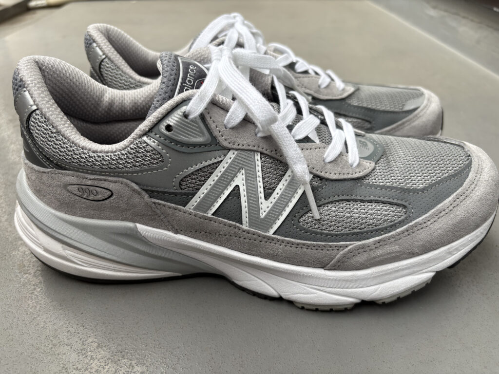ニューバランス 990v6 サイドプロファイルとソールの厚み