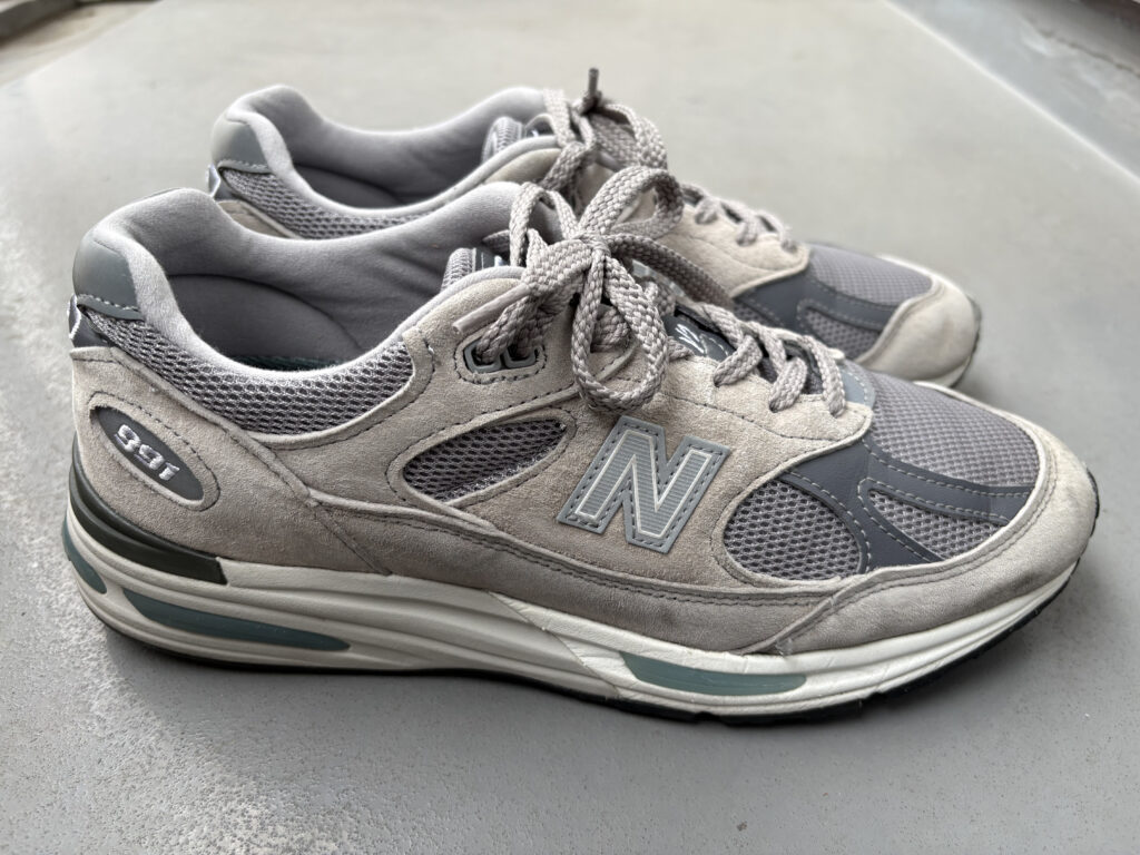 ニューバランス 991v2 サイドプロファイルとソールの厚み
